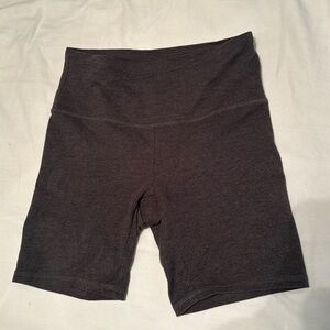 Grey Stretchy biker shorts